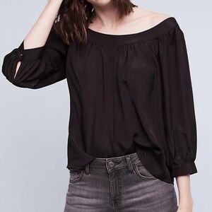 Anthropologie Maeve Yanna Off The Shoulder Top
